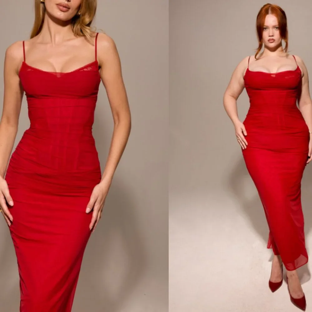 meshki corset dress Elizabeth Strapless Corset Maxi Dress / White | MESHKI main image 1
